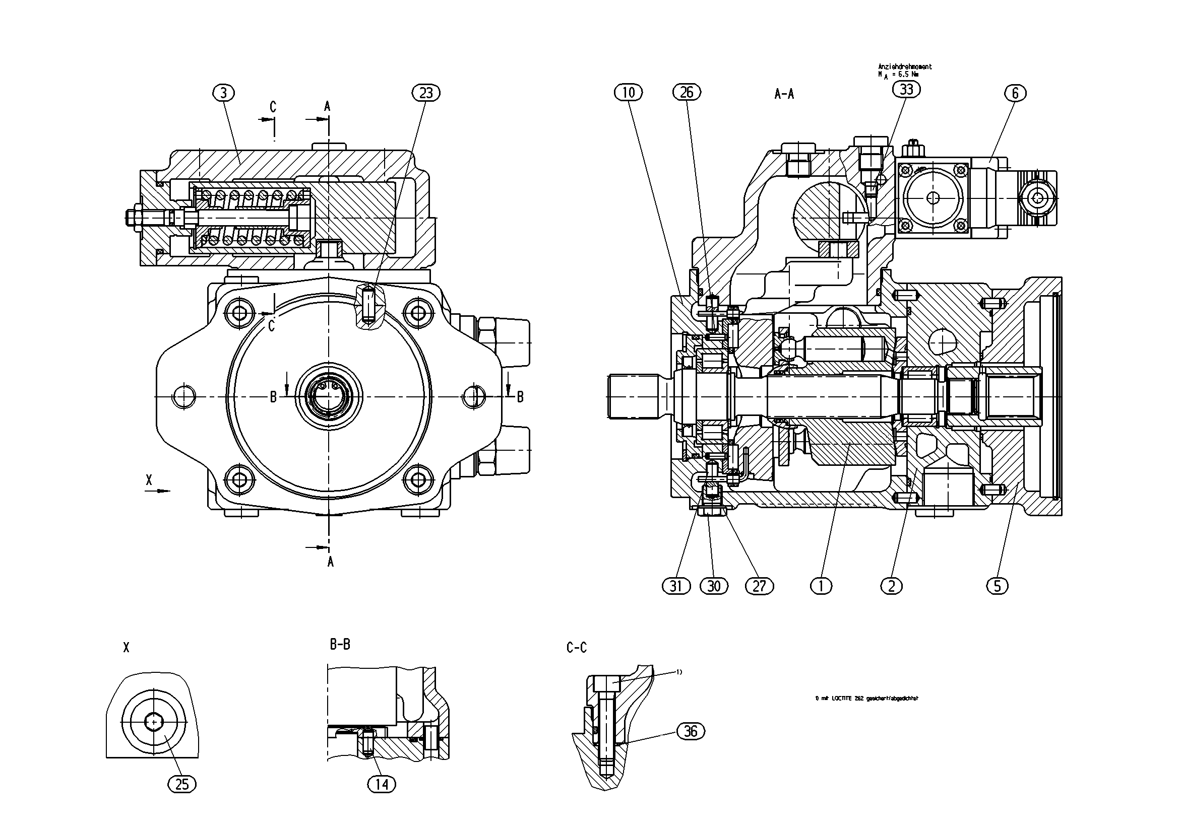 A11VG12EP11/11L-NSC16K021E — Rysunek