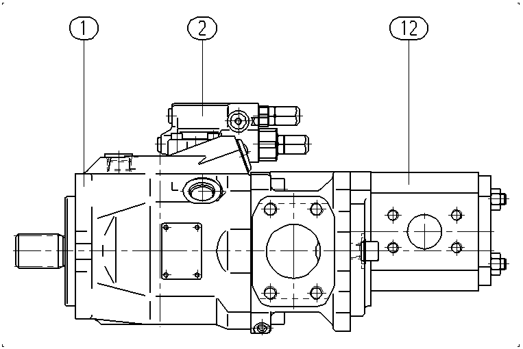 AA10VO60DFR1/52R-VSC12L30 — Rysunek