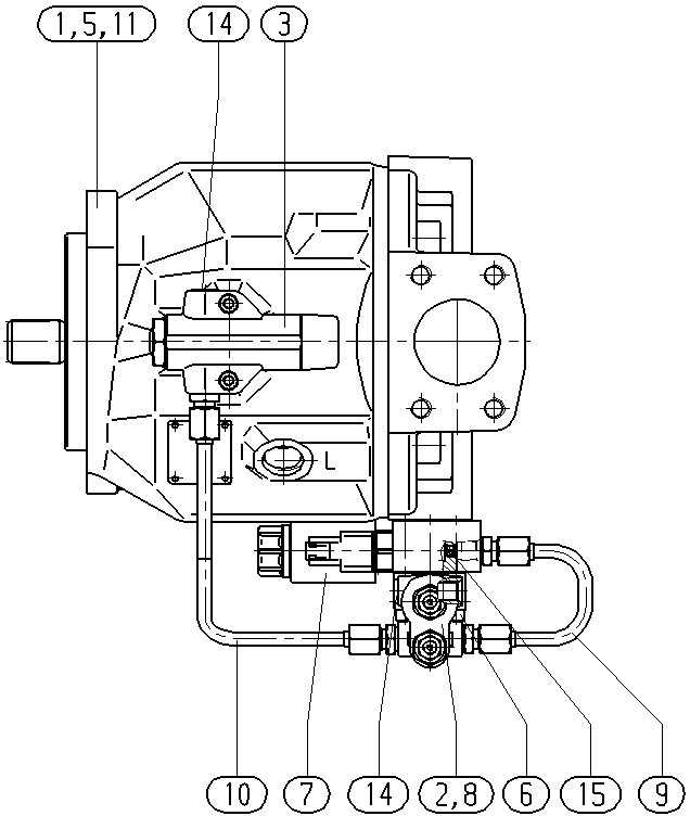 AHA10VO74DFLR/31R-VUC12N00P-S2322 — Rysunek