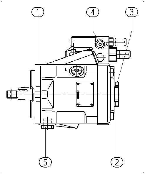 AL A10V O 28 DFR1/52L-VCC64N00 -S1245 — Rysunek