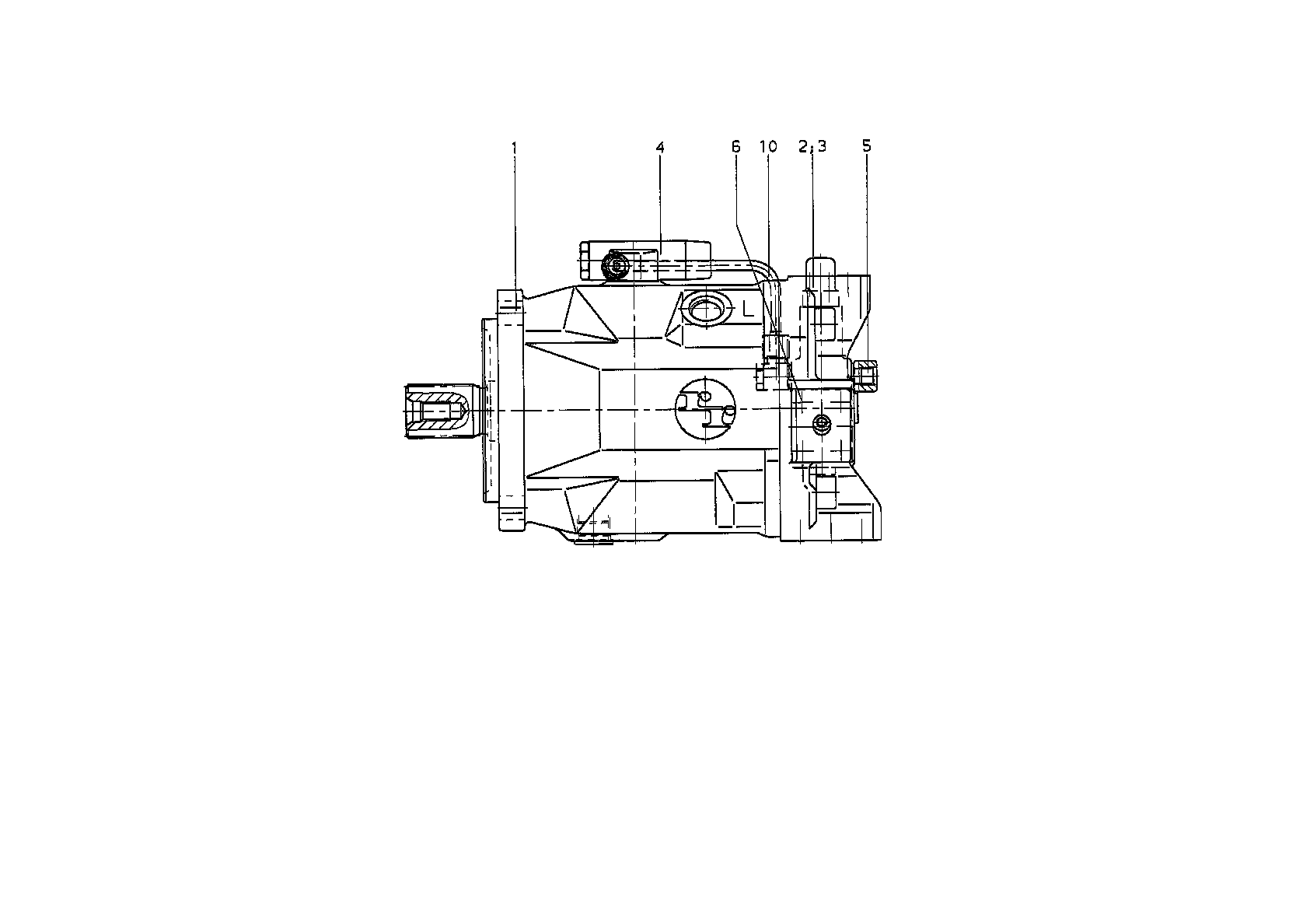 A A10V O140 DFLR/31L-VSD62N00 — Rysunek