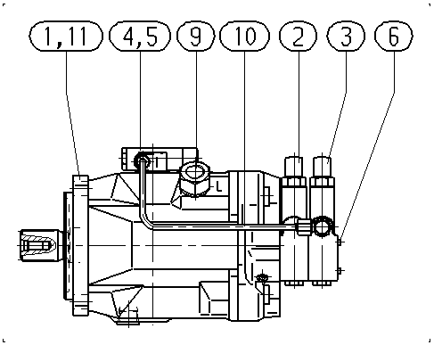 AA10VO140DFLR/31R-PSD11N00 — Rysunek