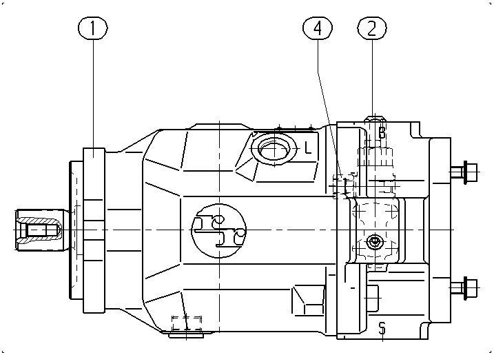 A A10V O100 DRG /31L-PSC12K01 -SO679 — Rysunek