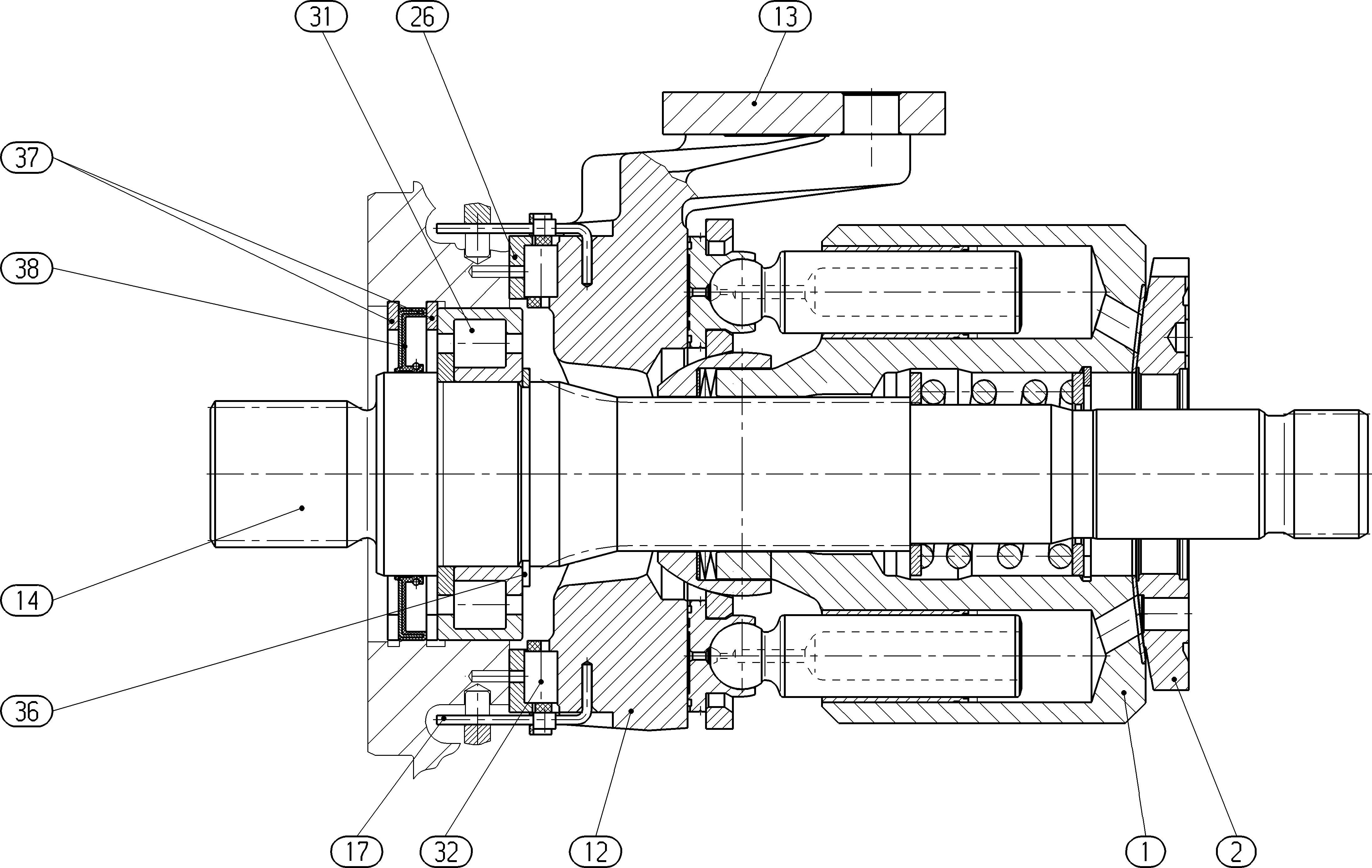 MECHANIZM NAPĘDOWY — Rysunek