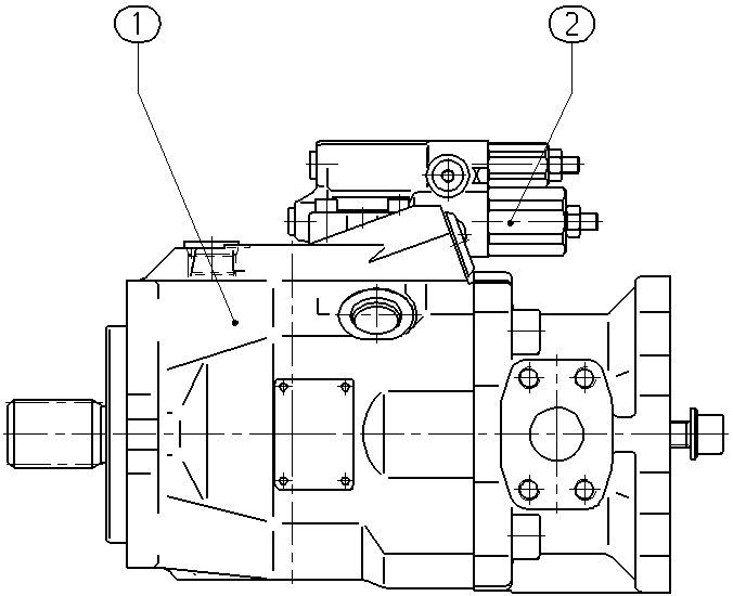 AA10VO60DFR1/52L-VSC12K04 — Rysunek