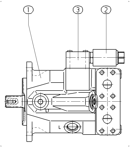 AA10VM45EZ2/52W2-VRC60N000 — Rysunek