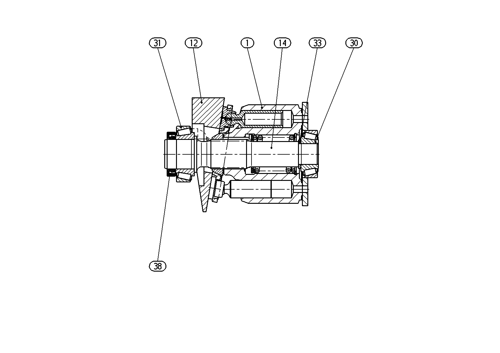 MECHANIZM NAPĘDOWY — Rysunek