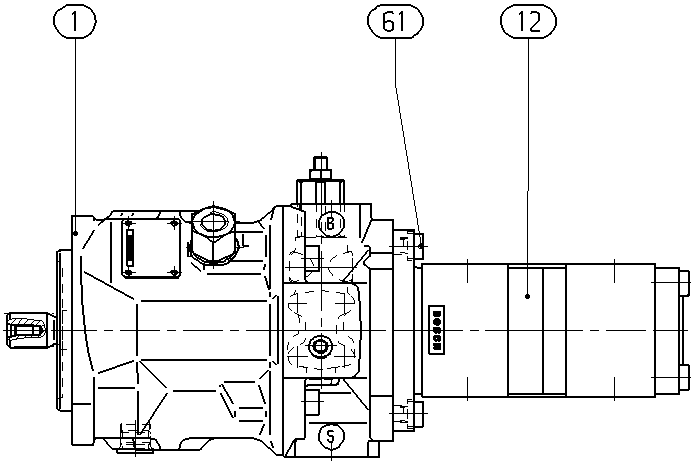 A A10V O 28 DR /31L-VSC12G88 — Rysunek