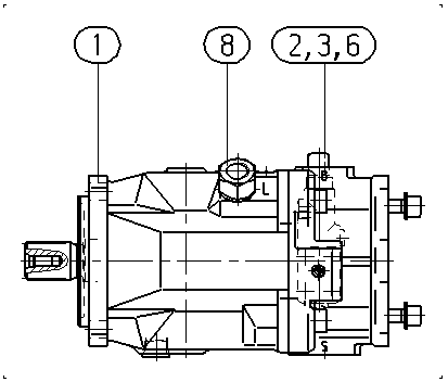 AH A10V O140 DRG /31L-PSD12K07 -SO808 — Rysunek
