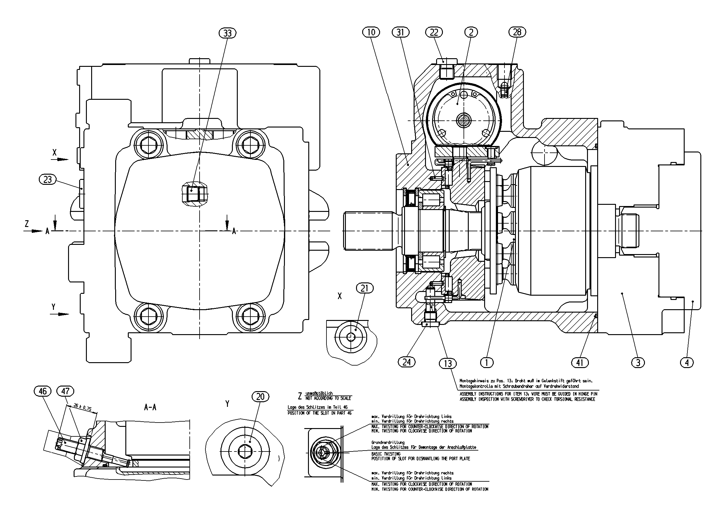 A10VG63DGM1/10R-NSC10F023D — Rysunek