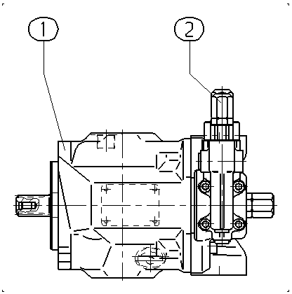 A A10VSO 18 DFR1/31R-PRA12N00 -S1440 — Rysunek