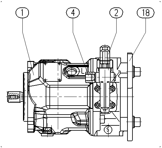 A A10VSO 28 DFR1/31R-PSA12KC2 — Rysunek