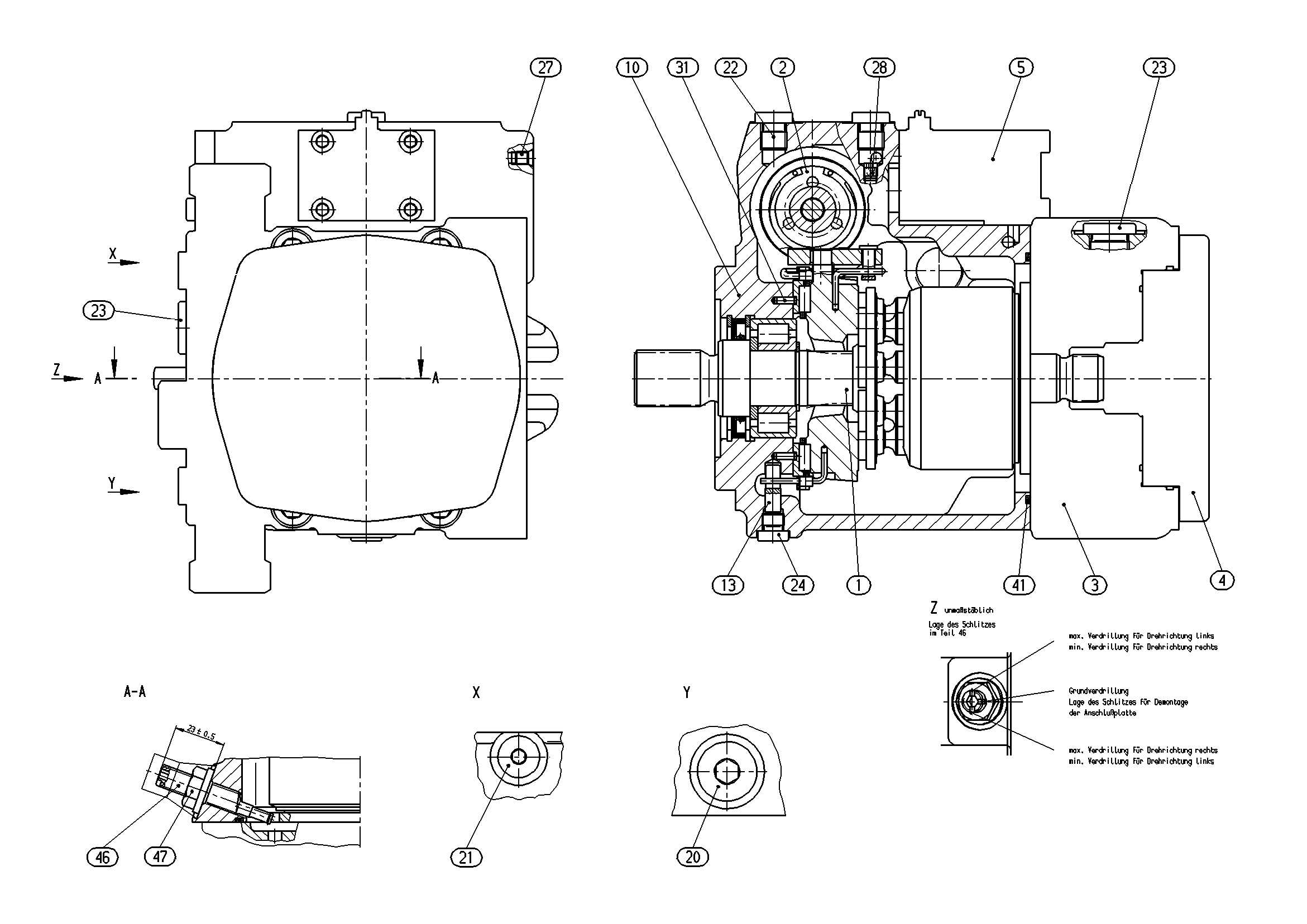 A10VG28HWM1/10R-NSC10F015S-S — Rysunek