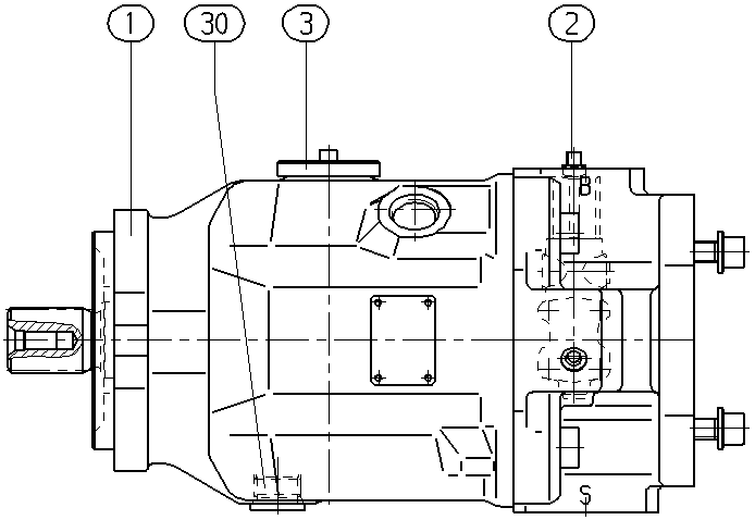 AA10VO110DRS/32L-VSC12K68 — Rysunek