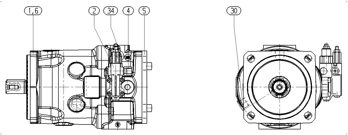 A A10VSO 71 DRS /32R-VPB32U99 -S2026 — Rysunek