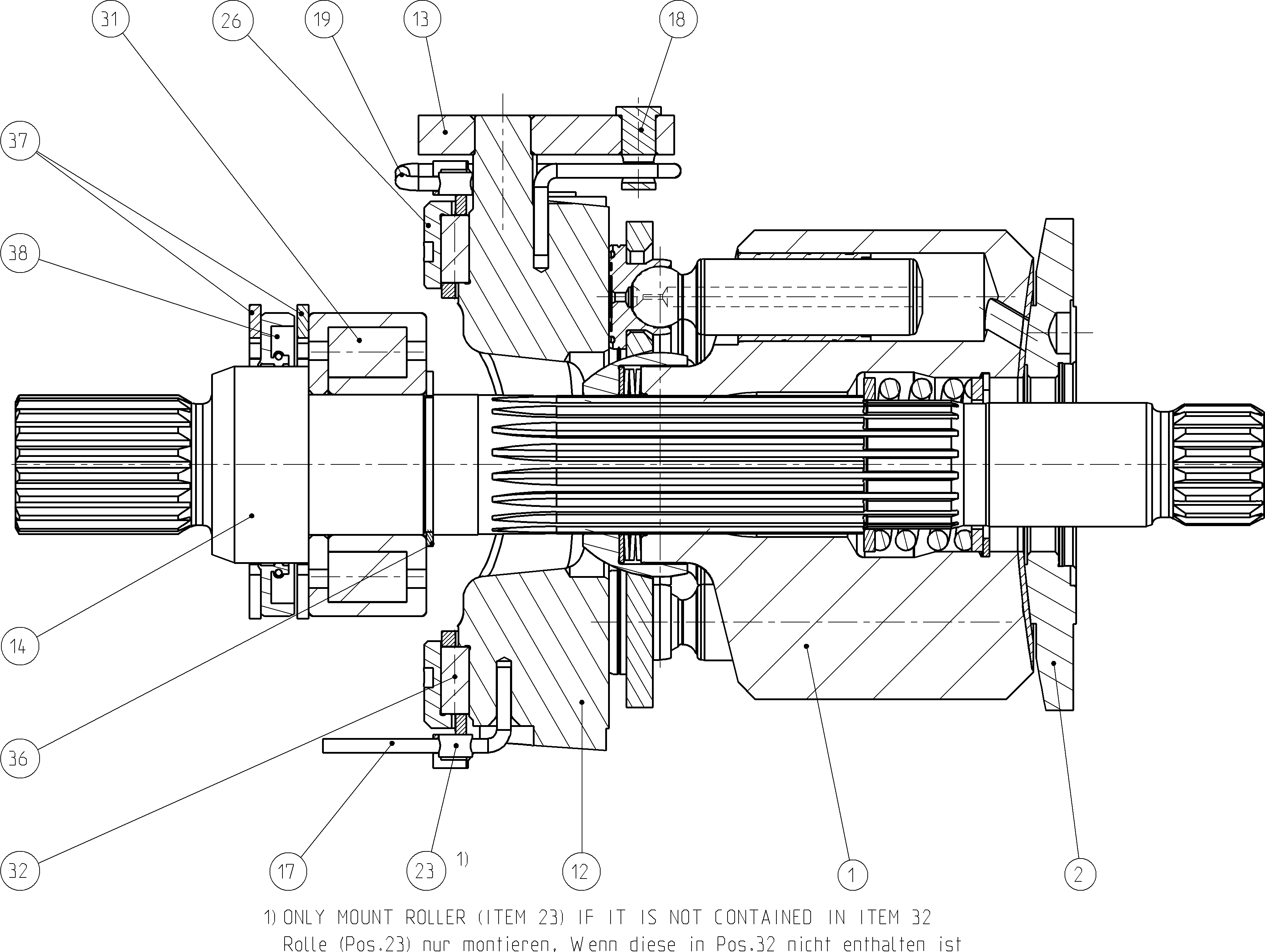 MECHANIZM NAPĘDOWY — Rysunek