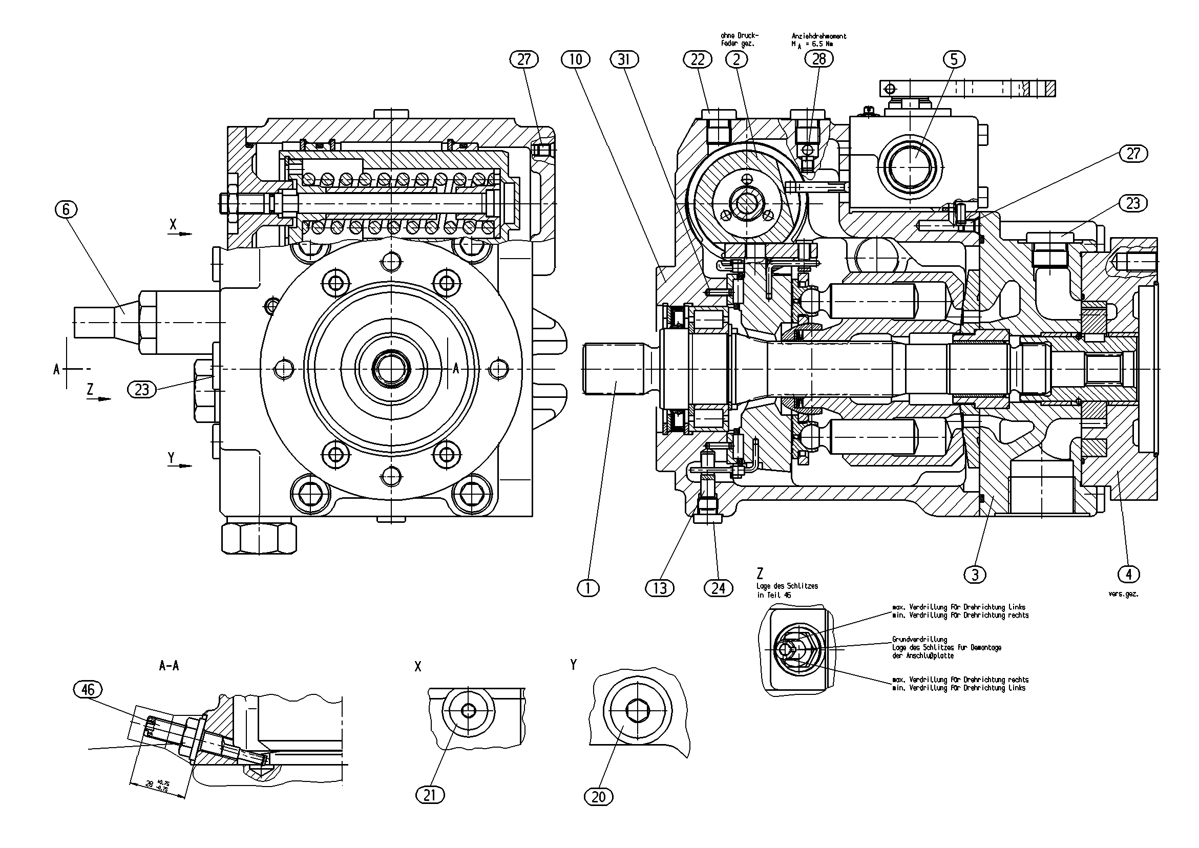 A11VG50HW2/12R-PSC10F012S-S — Rysunek