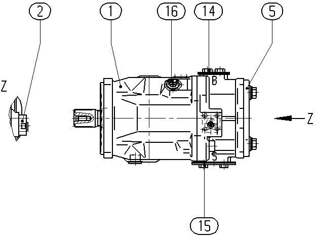A A10VSO140 DFEH/31L-PSB12KD7 — Rysunek