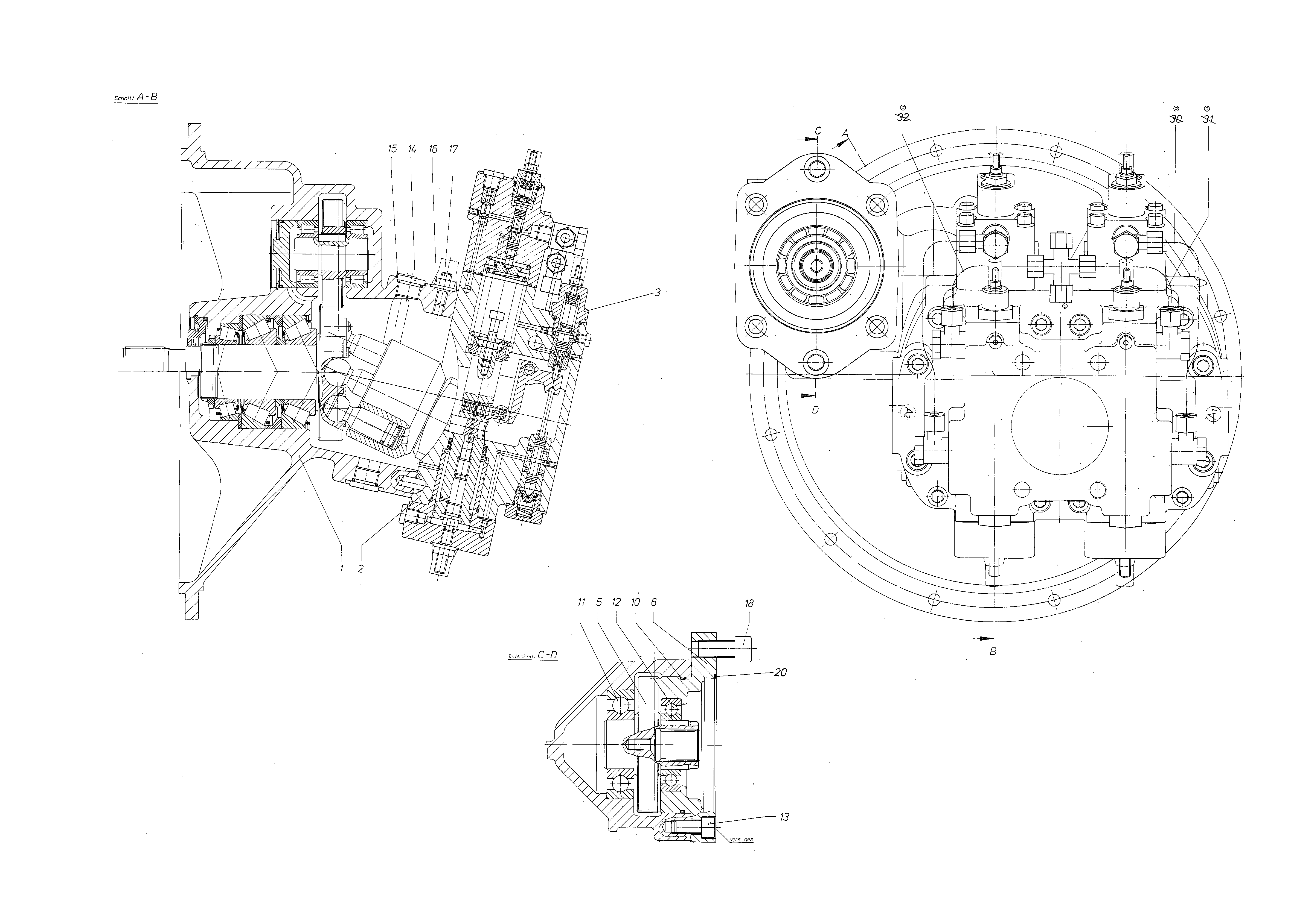 A8VO80LR3H2/60R1-PZG05K14 — Rysunek