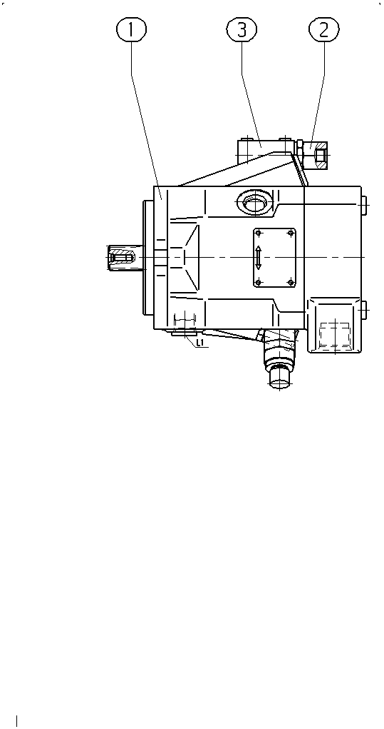 A A10V M 28 HZ /52W1-VRC66N000D -SO952 — Rysunek