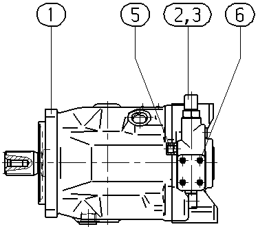 A A10V O140 DRG /31R-VSD62N00 -SO808 — Rysunek