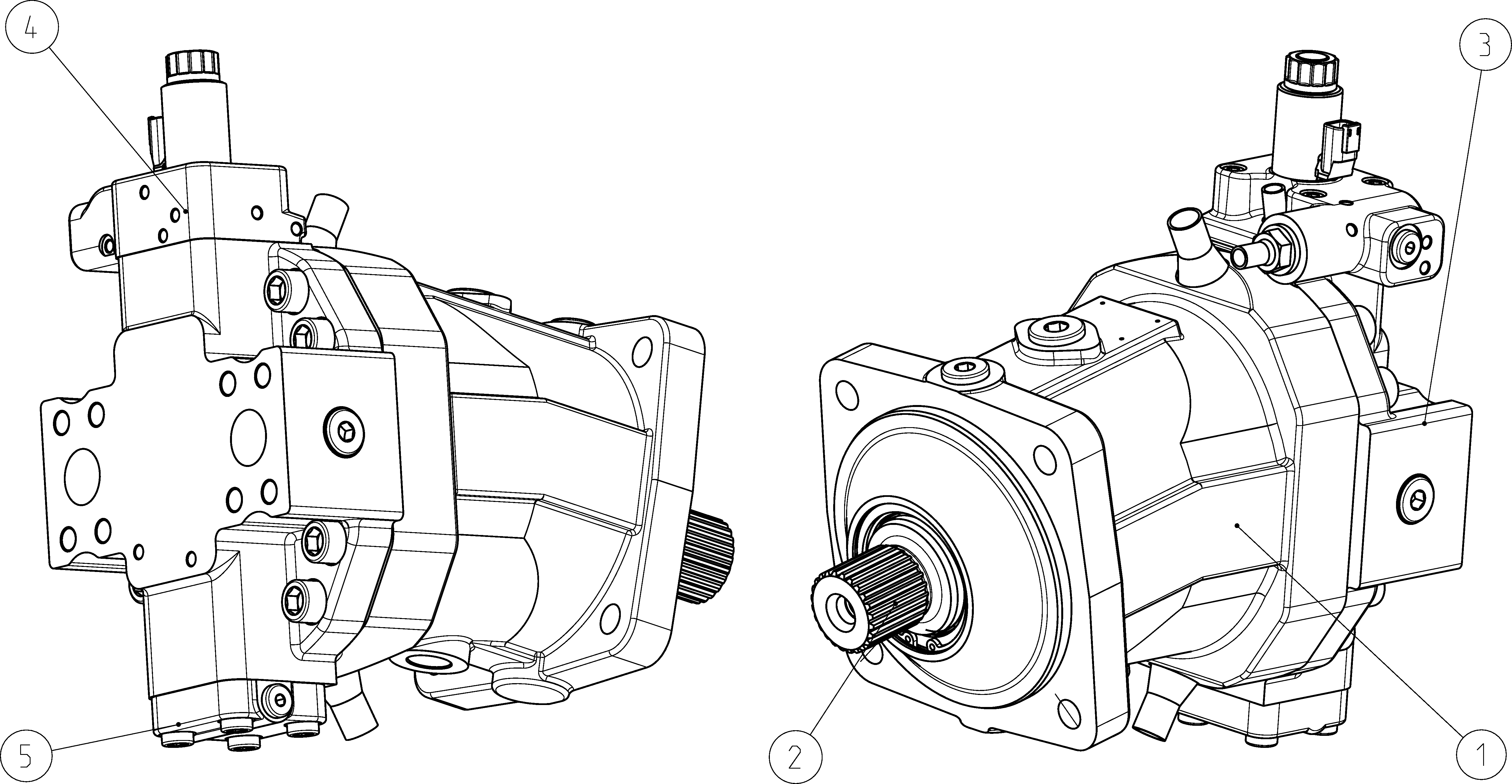 A6VM160EP2D/63W-VAB0100PB-S — Rysunek