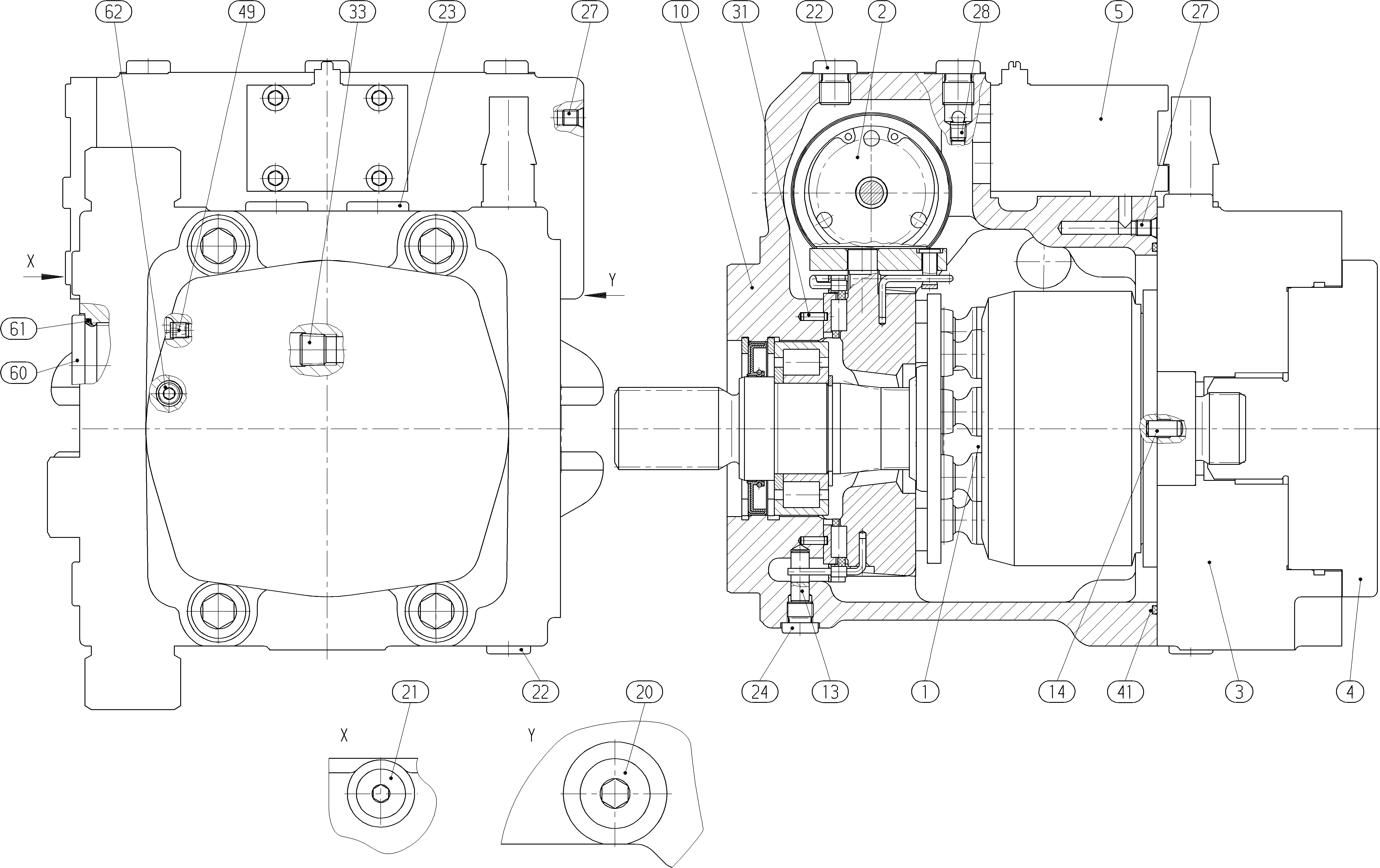AA10VG63EP3D1/10R-NSC60K025EP-S — Rysunek