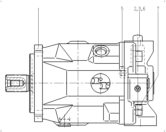 A A10V O140 DFR1/31L-PSD62N00 -SO552 — Rysunek