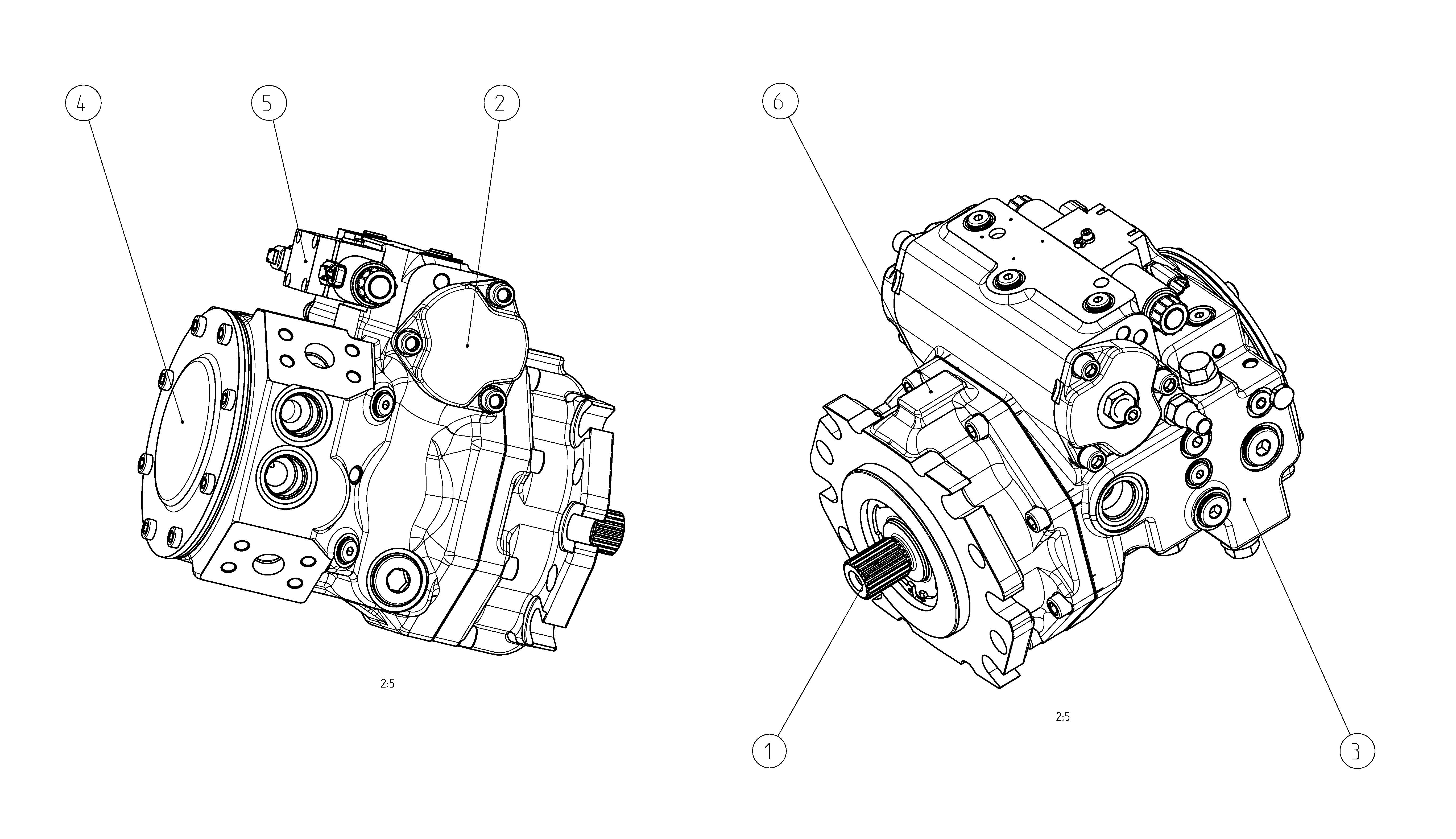A4VG110EP2DP000/40MLND6V81F0000AD00-0 — Rysunek