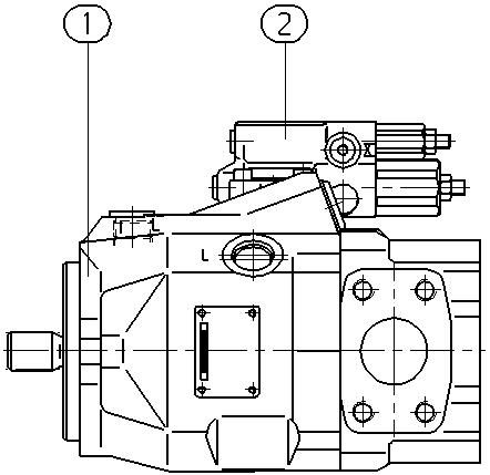 AL A10V O 45 DRG /52R-VUC12K01 — Rysunek