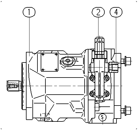 A A10V O 28 DFR1/31R-PSC12K01 -SO379 — Rysunek