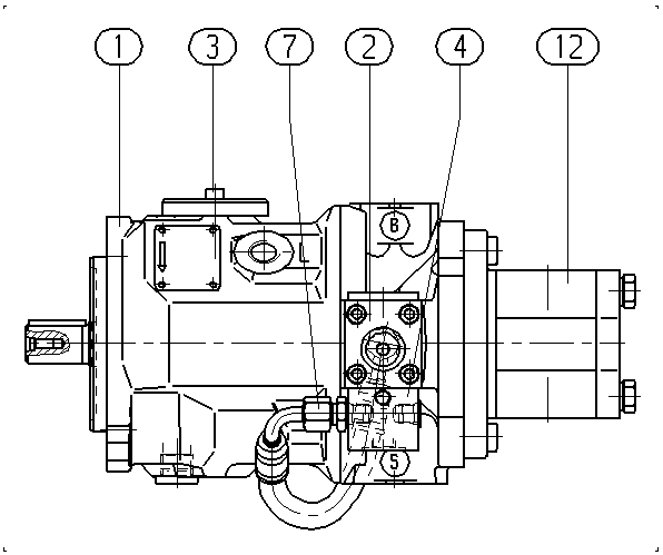 A A10VSO 28 DFEH/31R-PPA12G30 -SO479 — Rysunek