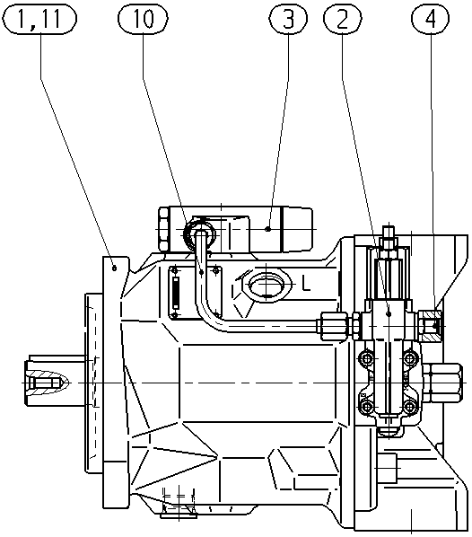 A AA10VSO 71 DFLR/31R-VKC92N00 — Rysunek