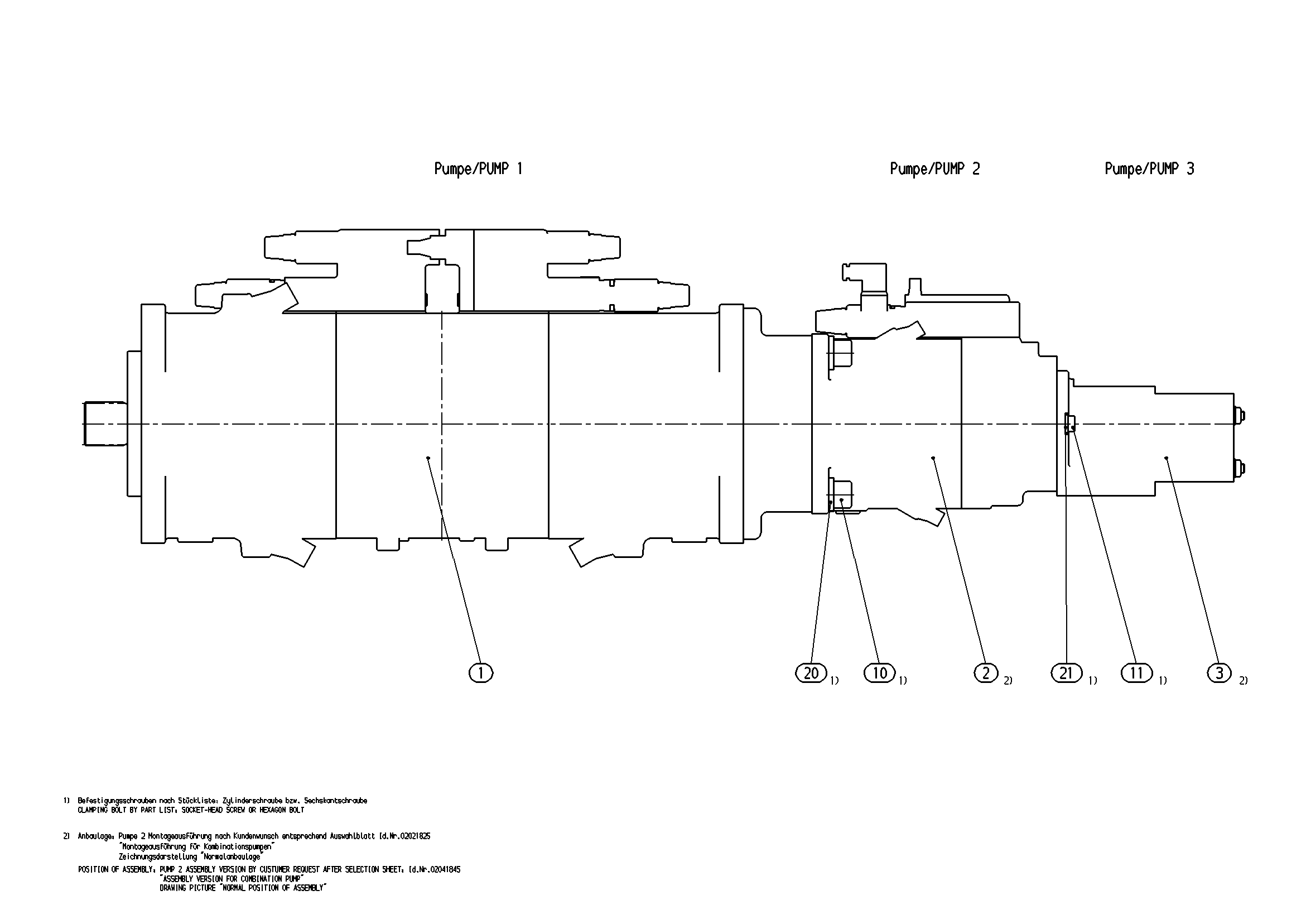 A20VLO190LRDH1+A11VO40DR+AZPGFF-22-063/0 — Rysunek