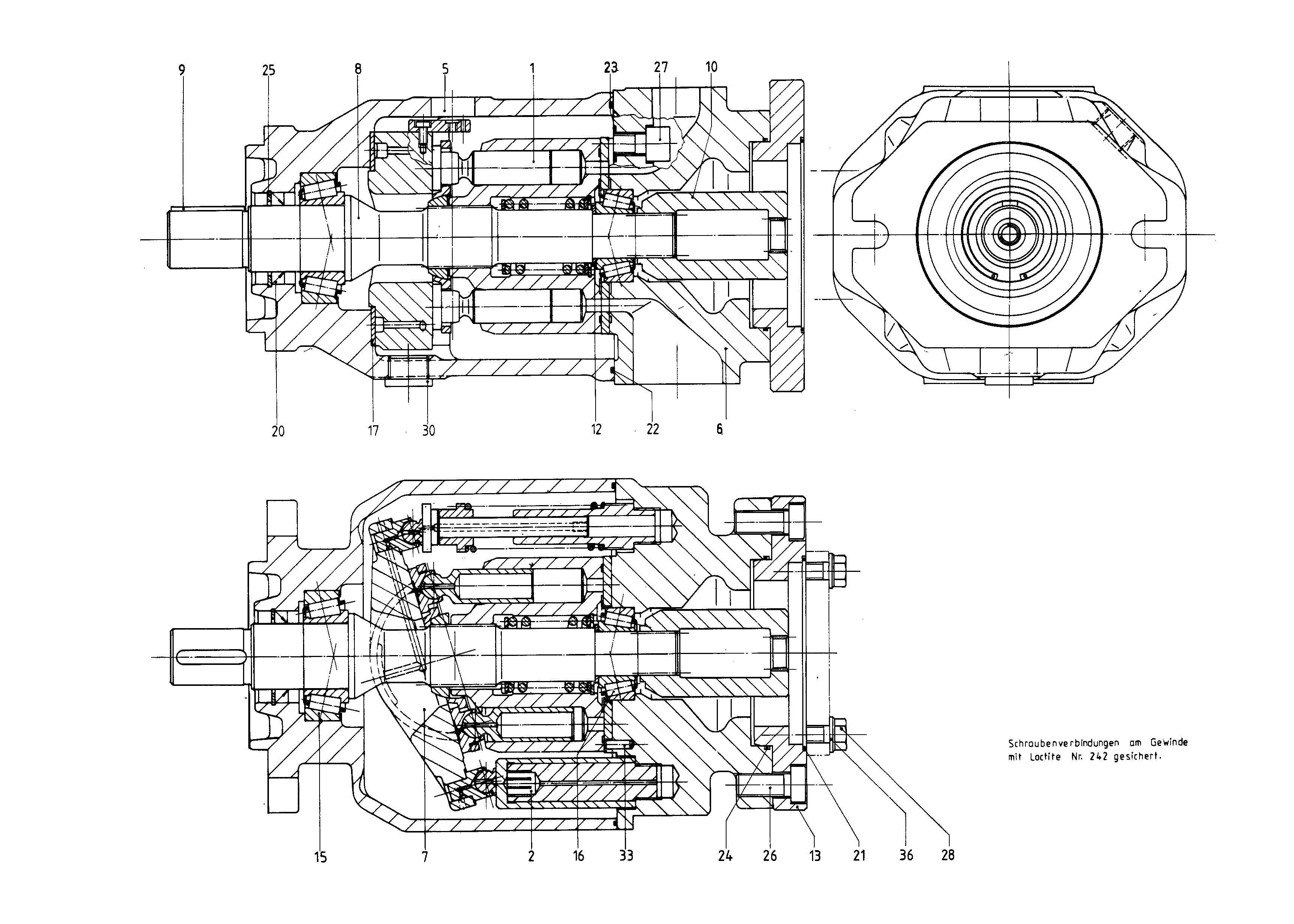 G A10VSO100 OV /31R-PPA12K55 -S0136 — Rysunek