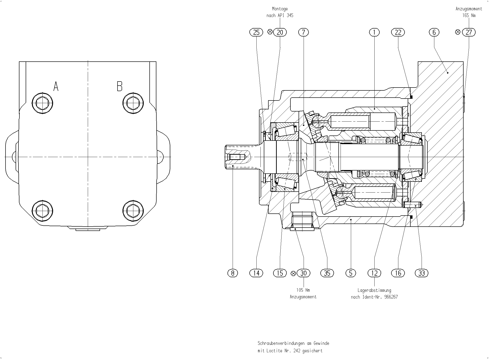 A A10F M 63 /52W-VWC10N000 — Rysunek