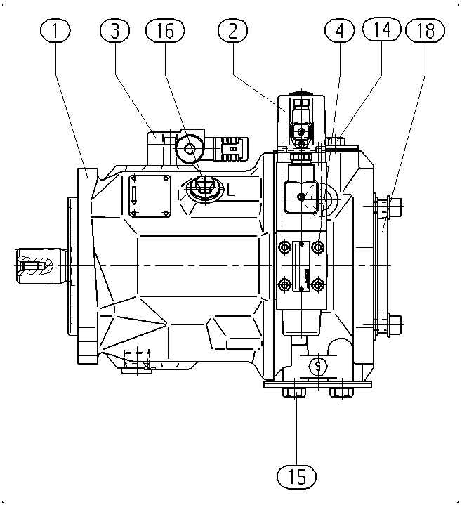 A A10VSO 28 DFEO/31R-PRA12KB3 — Rysunek