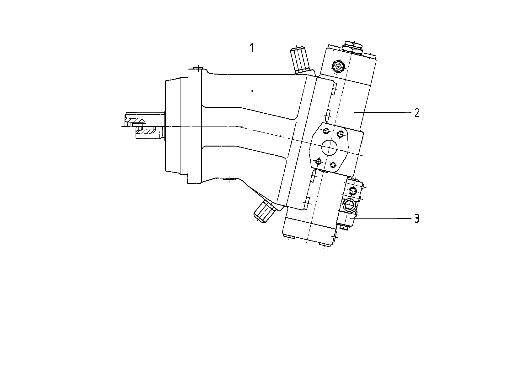 A AA6V M 250 DA /63W2-VSD527 B — Rysunek