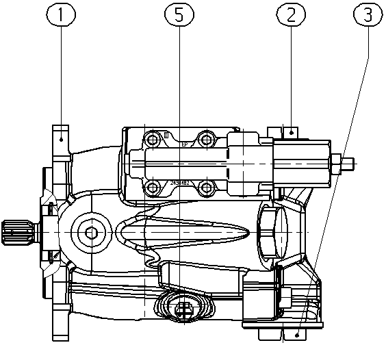 AL A10V O 18 DR /53R-VUC57N00 E — Rysunek
