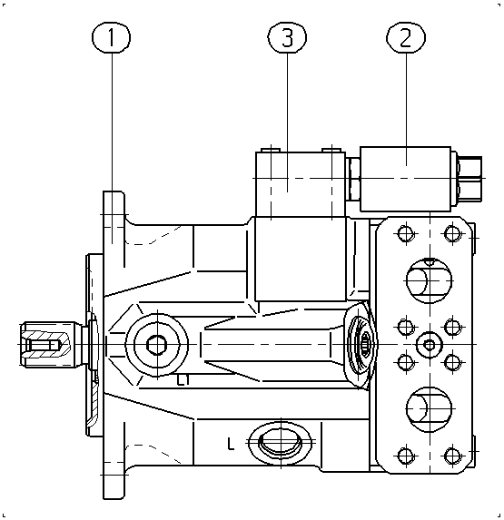 A A10V M 45 EZ1 /52W1-VSC60N000 -SO779 — Rysunek
