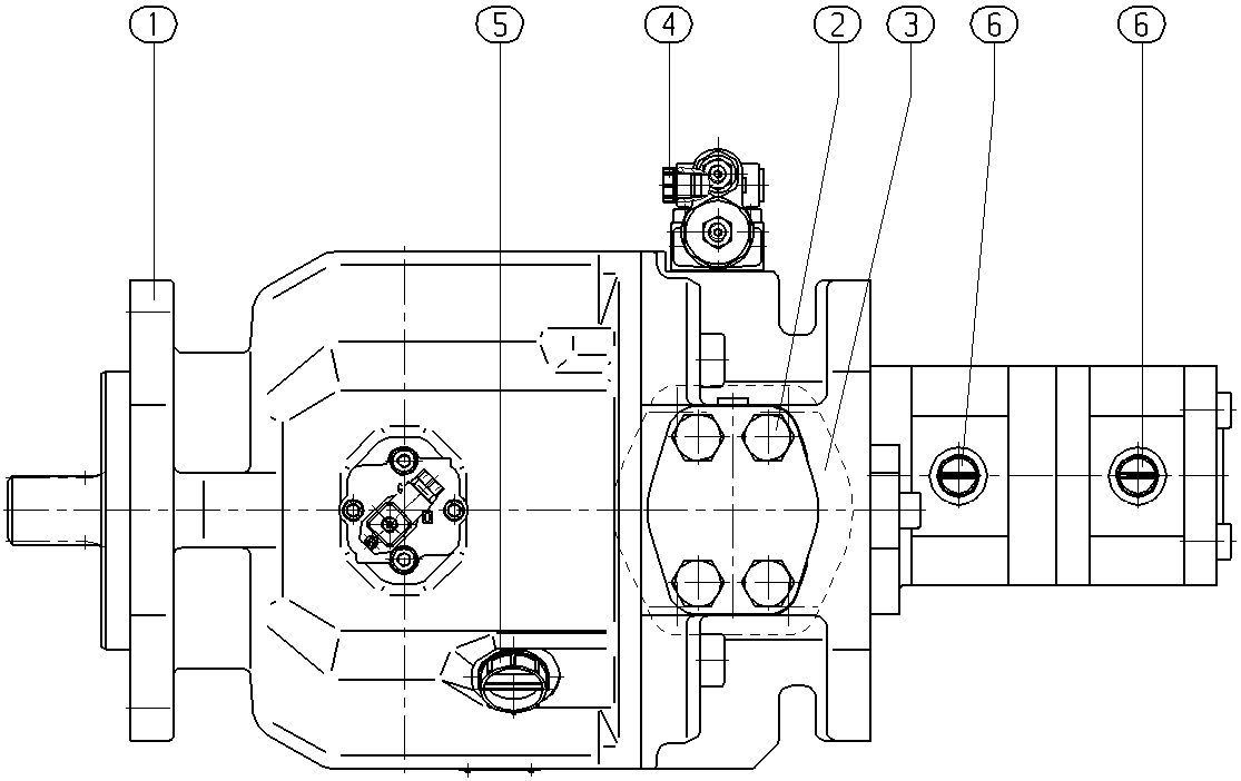 AL A10V O 71 DFR1/31L-VSC42H00 -S2561 — Rysunek