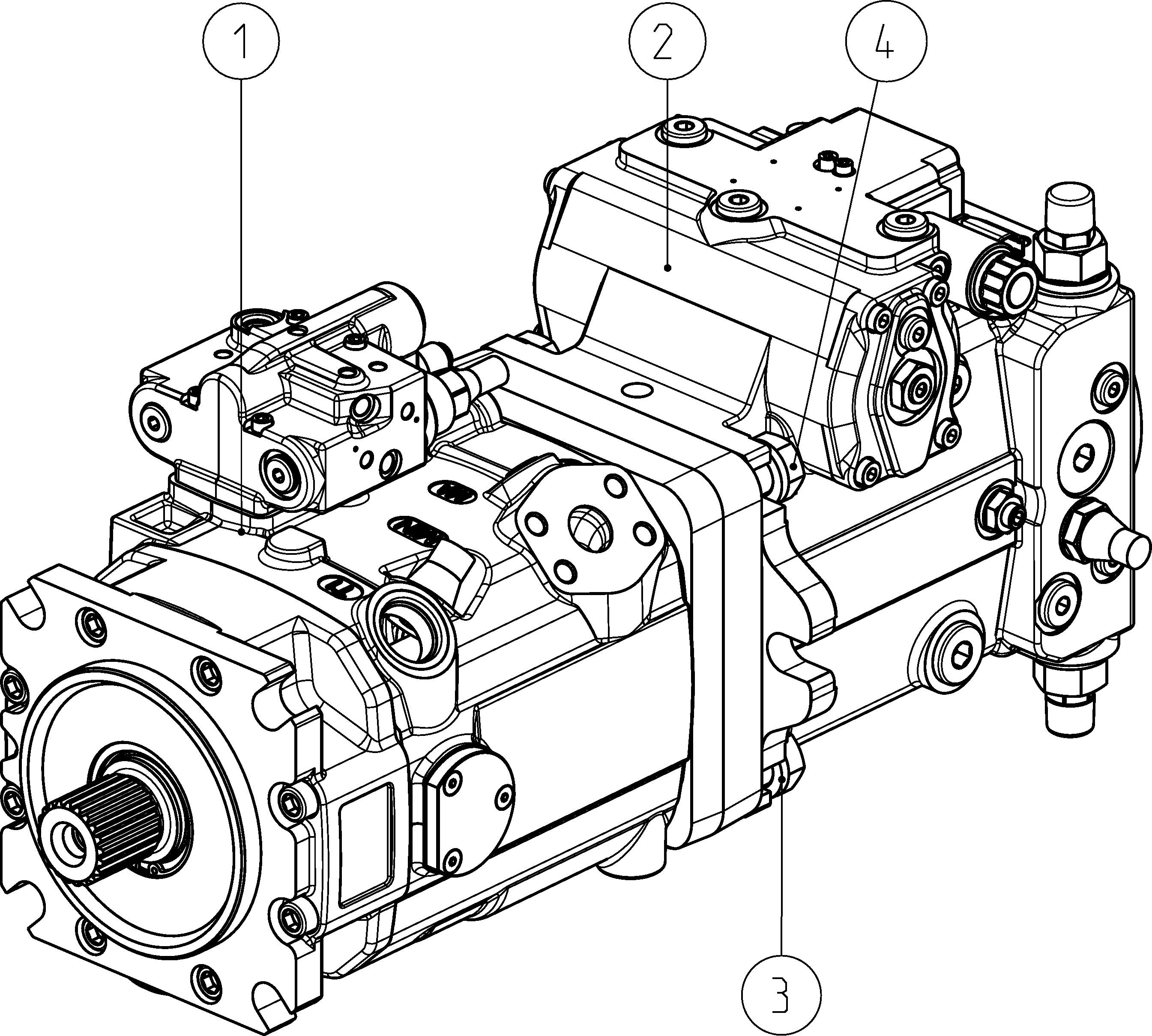 LA11VO110DRS0A00/40MR+A4VG105EP4DT1/32R — Rysunek
