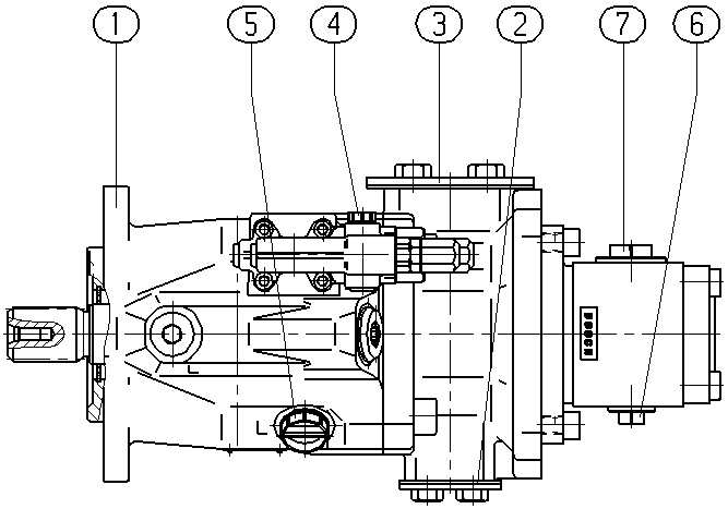 AL A10V O 60 DFR1/52L-VSC62H00 — Rysunek