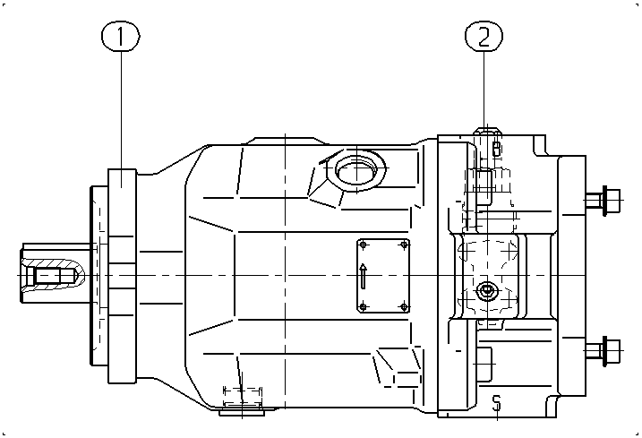 AA10VO100DFR/31L-PKC62K01 — Rysunek