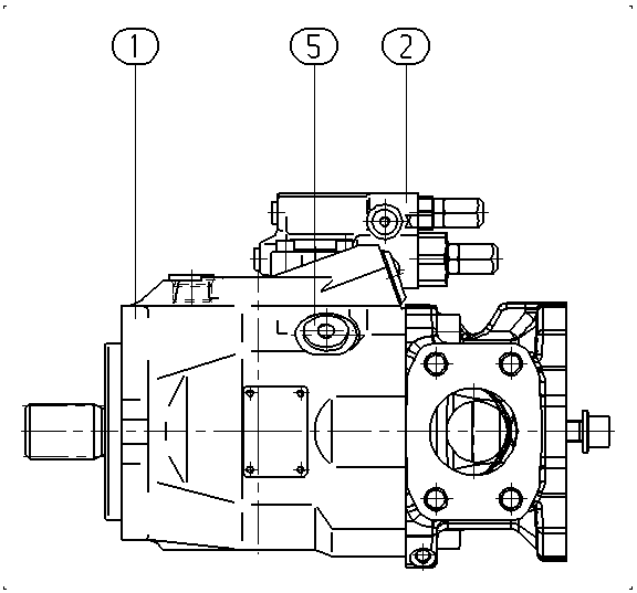 A A10V O 60 DFR1/52R-VWC73K04 -S3030 — Rysunek