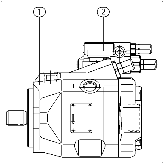 AH A10V O 45 DFR1/52R-PSC64N00 -S1137 — Rysunek