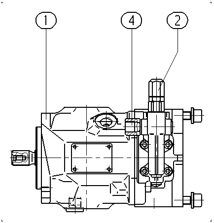 A A10VSO 18 DFR1/31R-PSA12KB2 -SO128 — Rysunek