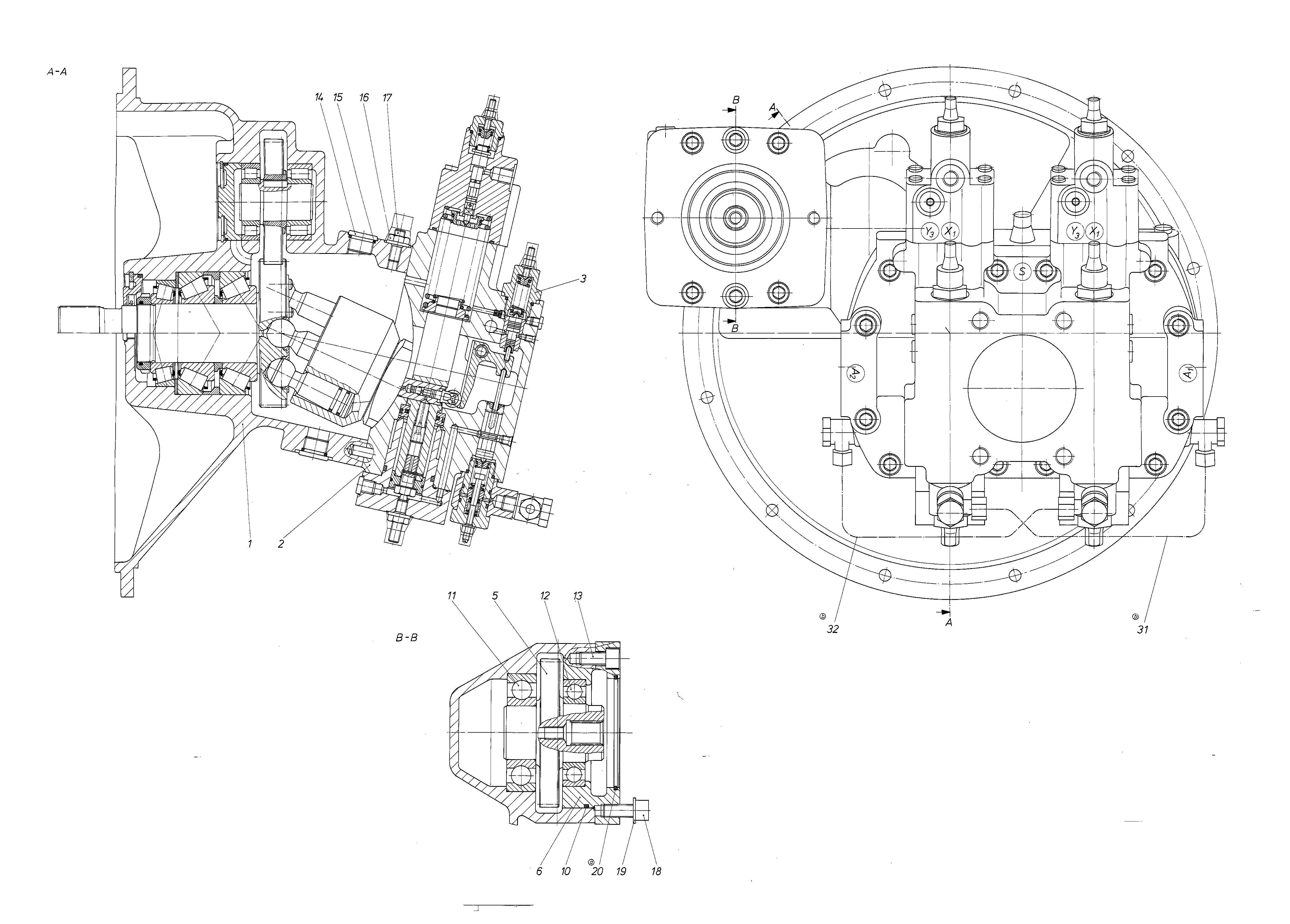 A8VO107LR3CH2/60R1-PZG05K02 — Rysunek