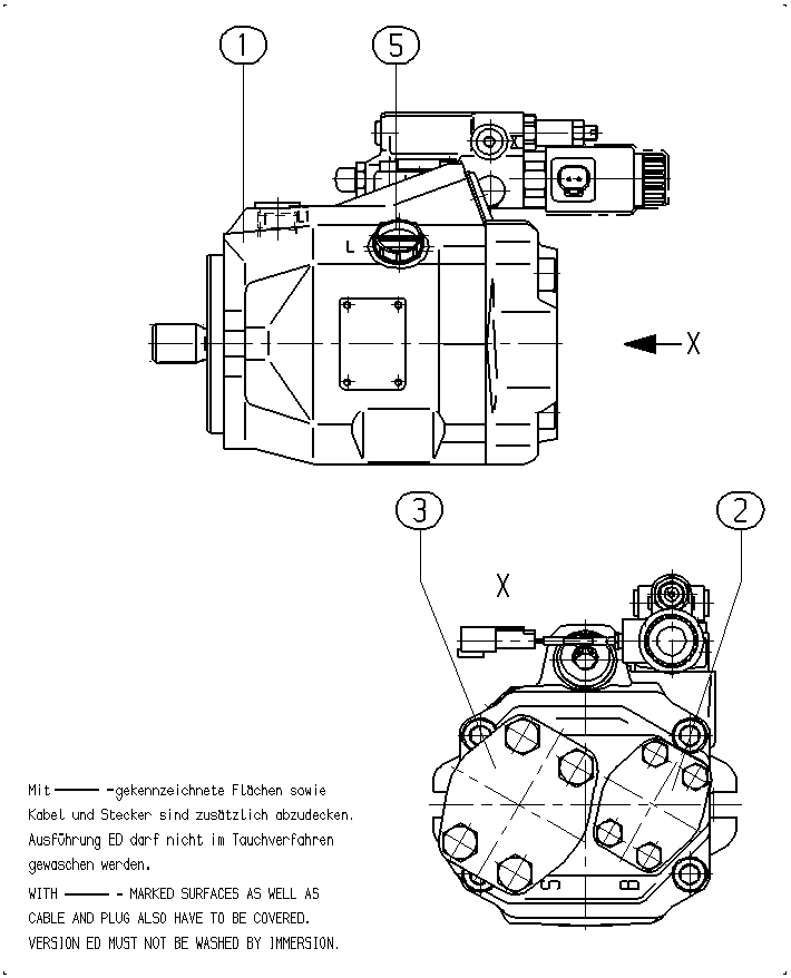 AL A10V O 45ED 72/52R-VSC11N00P -S1050 — Rysunek