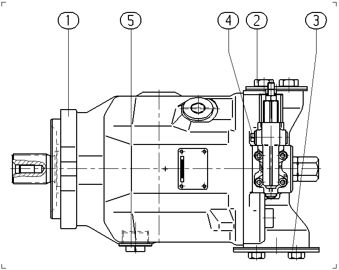 AP A10V O100 DFR1/31R-VSC12N00 -S2916 — Rysunek